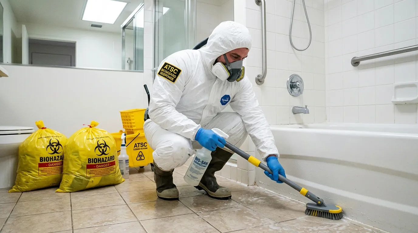 Decontamination equipment deployed for Blood Cleanup in Washingtonville